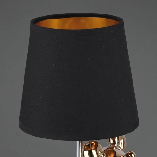 LAMPADA DA TAVOLO LUCKY CERAMICA DORATA E14