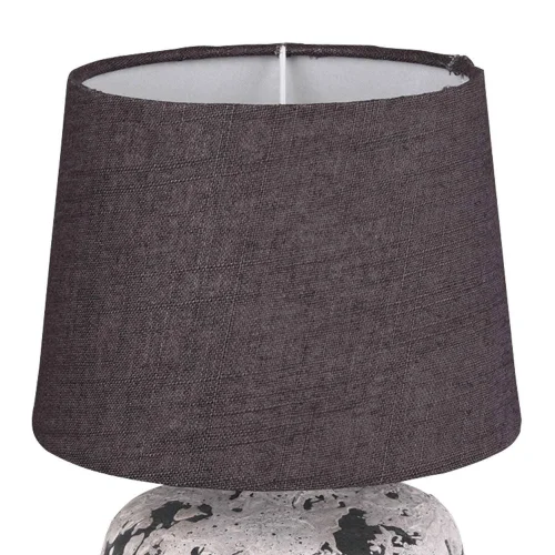 LAMPADA DA TAVOLO CONNIE CERAMICA GRIGIA E14 18 CM