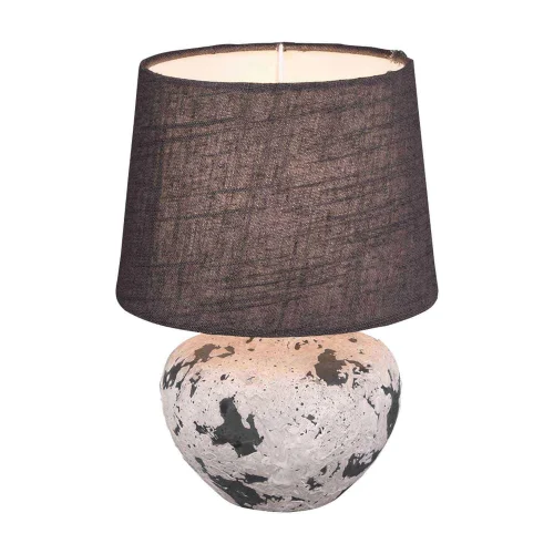 LAMPADA DA TAVOLO CONNIE CERAMICA GRIGIA E14 18 CM