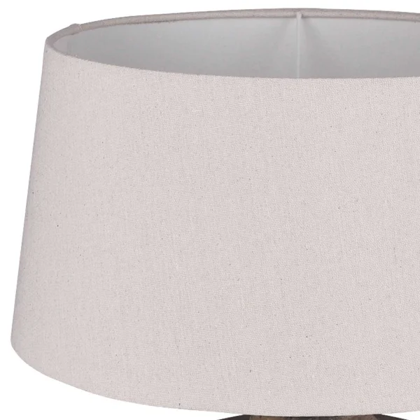 LAMPADA DA TAVOLO ASHANTI CERAMICA MARRONE E27