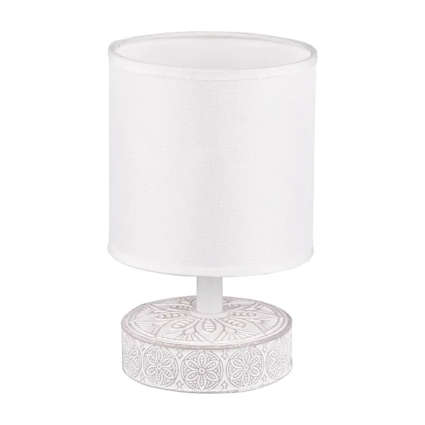 LAMPADA DA TAVOLO NEKANE CERAMICA BIANCO E14