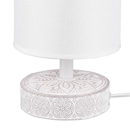LAMPADA DA TAVOLO NEKANE CERAMICA BIANCO E14