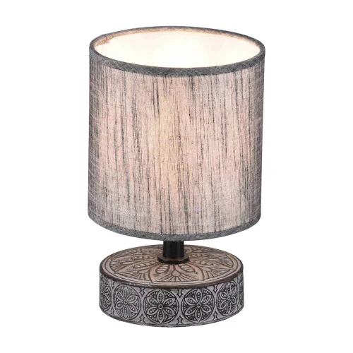 LAMPADA DA TAVOLO NEKANE CERAMICA GRIGIA E14