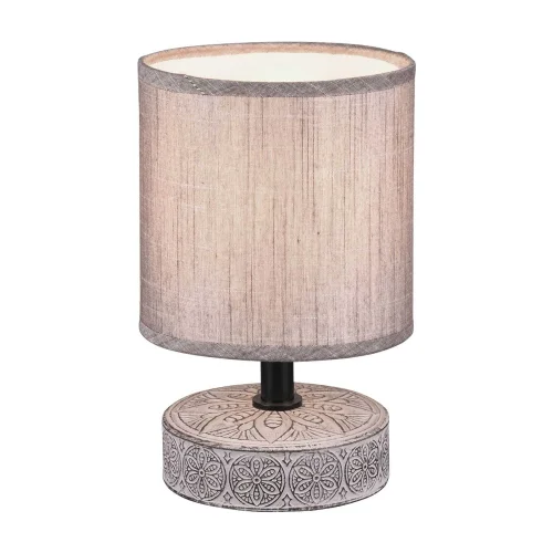 LAMPADA DA TAVOLO NEKANE CERAMICA MARRONE E14