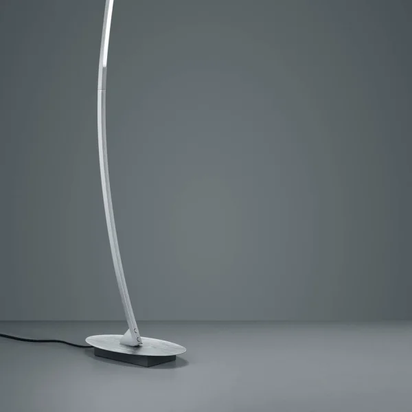 LAMPADA DA TERRA LED THEODOR 11W 3000K ALLUMINIO LUCIDATO