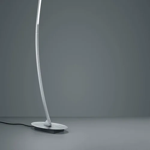LAMPADA DA TERRA LED THEODOR 11W 3000K ALLUMINIO LUCIDATO