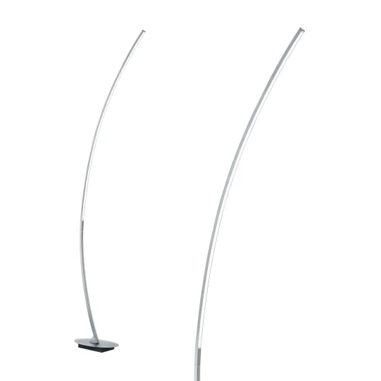 LAMPADA DA TERRA LED THEODOR 11W 3000K ALLUMINIO LUCIDATO 2