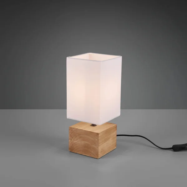 LAMPADA DA TAVOLO SIGRID LEGNO NATURALE E14