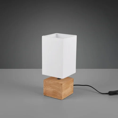 LAMPADA DA TAVOLO SIGRID LEGNO NATURALE E14