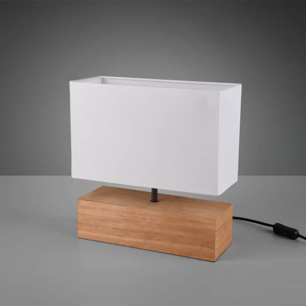 LAMPADA DA TAVOLO SIGRID LEGNO NATURALE E27