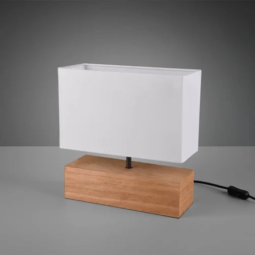 LAMPADA DA TAVOLO SIGRID LEGNO NATURALE E27