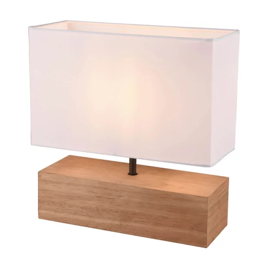 LAMPADA DA TAVOLO SIGRID LEGNO NATURALE E27 2