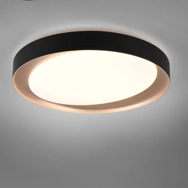 PLAFONIERA LED BENTON 24W REGOLABILE NERO