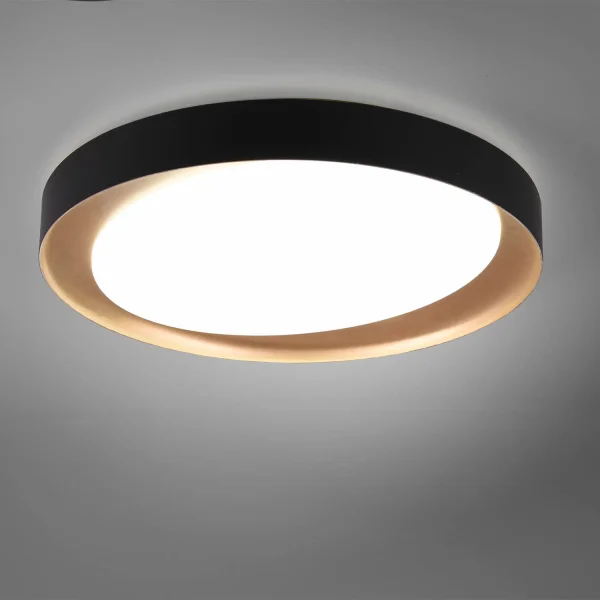 PLAFONIERA LED BENTON 24W REGOLABILE NERO