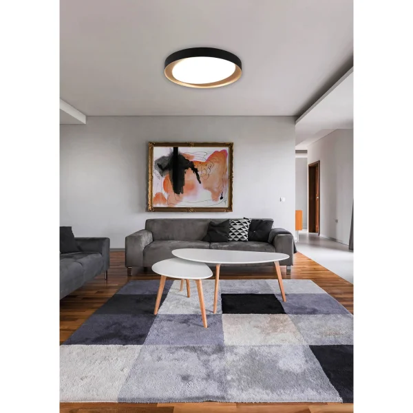 PLAFONIERA LED BENTON 24W REGOLABILE NERO PLAFONIERA LED BENTON 24W REGOLABILE NERO