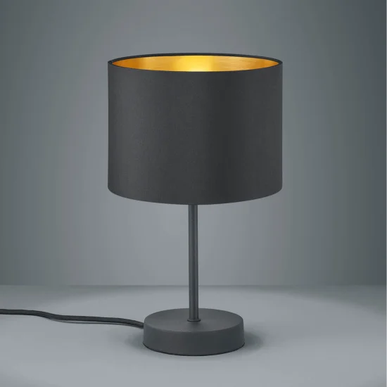 LAMPADA DA TAVOLA MIDDLETON NERO E27 2