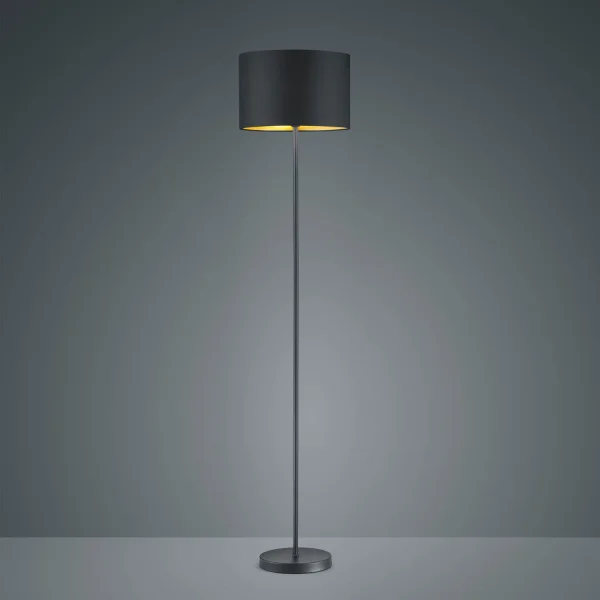 LAMPADA DA TERRA MIDDLETON NERO E27