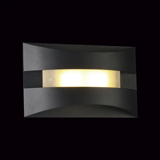 APLIQUE DE PARED LED 6W 4000K NEGRO NOOR 2
