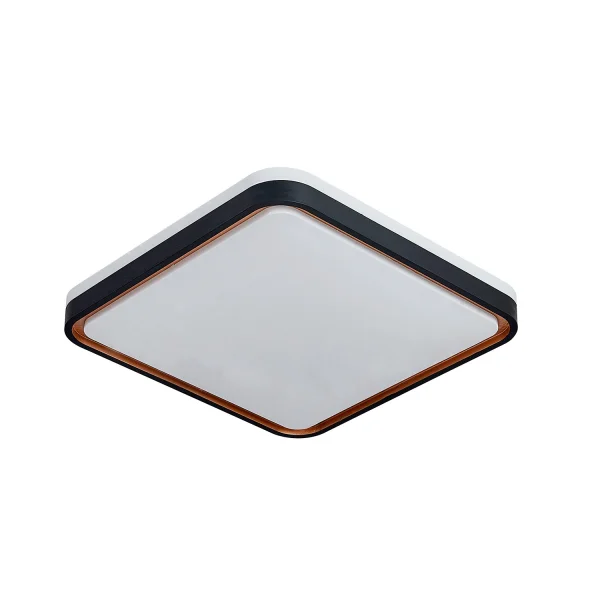 PLAFÓN LED 58W PW LED REGULABLE NEGRO ORO CUADRADO TELLUS PLAFÓN LED 58W PW LED REGULABLE NEGRO ORO CUADRADO TELLUS