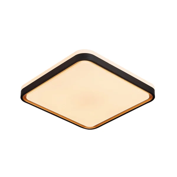 PLAFÓN LED 58W PW LED REGULABLE NEGRO ORO CUADRADO TELLUS PLAFÓN LED 58W PW LED REGULABLE NEGRO ORO CUADRADO TELLUS