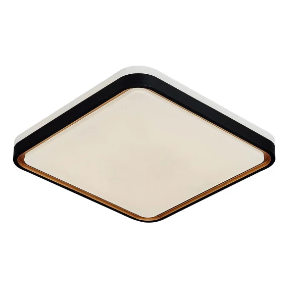 PLAFÓN LED 78W PW LED REGULABLE NEGRO ORO CUADRADO TELLUS