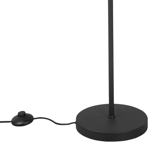 LÁMPARA DE PIE 3 LUCES METAL NEGRO E14 MILLER