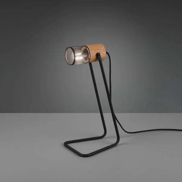 LÁMPARA DE MESA METAL NEGRO E14 MILLER