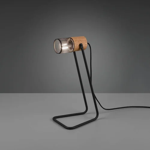 LÁMPARA DE MESA METAL NEGRO E14 MILLER