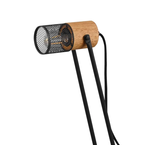 LÁMPARA DE MESA METAL NEGRO E14 MILLER