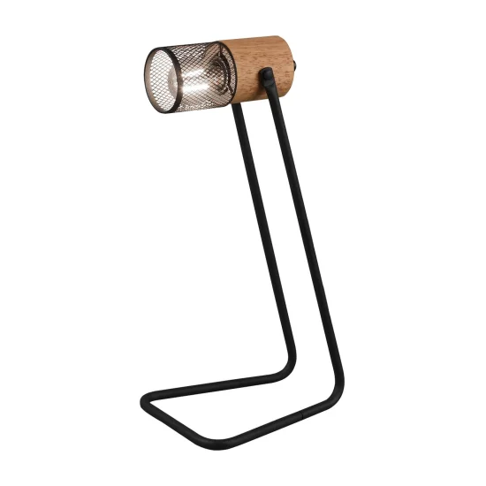 LÁMPARA DE MESA METAL NEGRO E14 MILLER 2