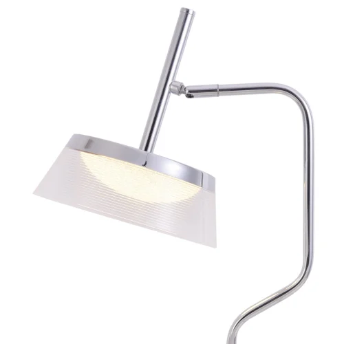 LAMPADA DA TAVOLO LED 9W 4000K ACCIAIO CROMATO ATENEA