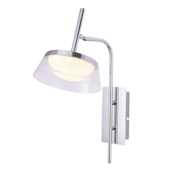 APPLIQUE LED 9W 4000K ACCIAIO CROMATICO ATENEA