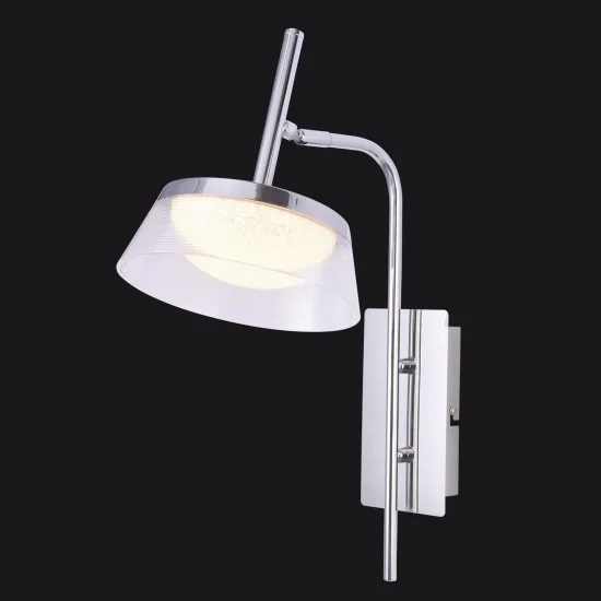 APPLIQUE LED 9W 4000K ACCIAIO CROMATICO ATENEA 2