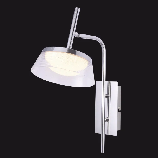 APPLIQUE LED 9W 4000K ACCIAIO CROMATICO ATENEA