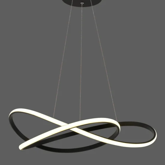 LAMPADA DA SOFFITTO LED 60W 4000K REGOLABILE NERO OLIMPO 2