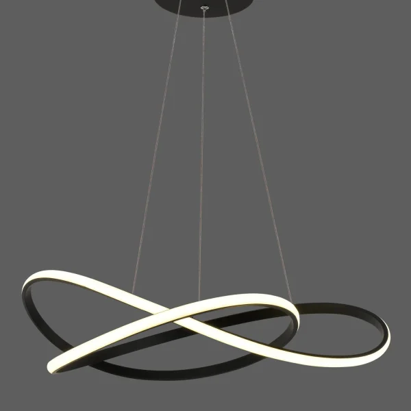 LAMPADA DA SOFFITTO LED 60W 4000K REGOLABILE NERO OLIMPO