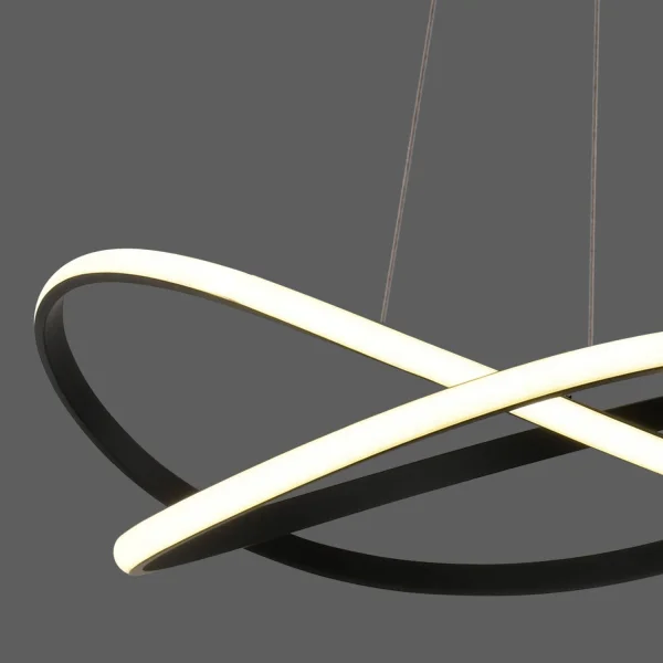 LAMPADA DA SOFFITTO LED 60W 4000K REGOLABILE NERO OLIMPO