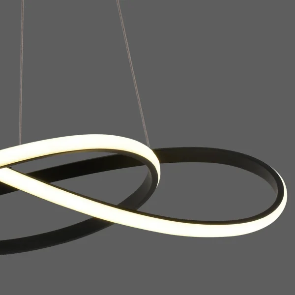 LAMPADA DA SOFFITTO LED 60W 4000K REGOLABILE NERO OLIMPO