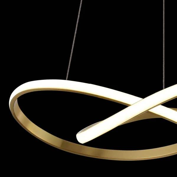 LAMPADA DA SOFFITTO LED 45W 4000K DIMMERABILE ORO OLIMPO