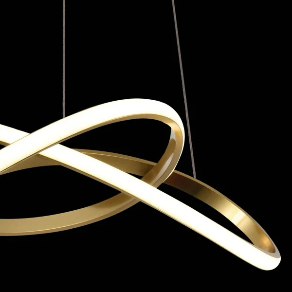 LAMPADA DA SOFFITTO LED 45W 4000K DIMMERABILE ORO OLIMPO