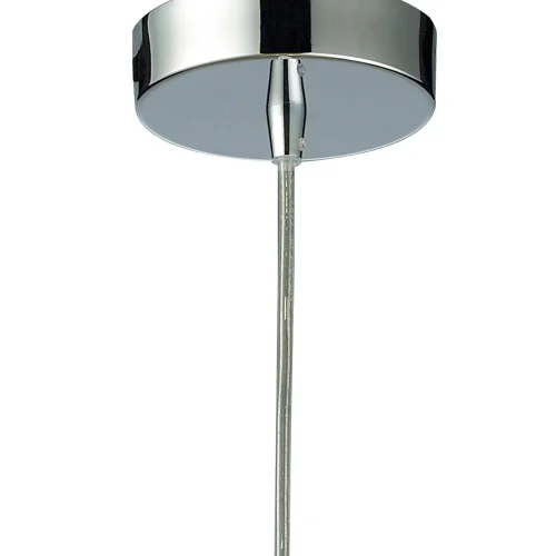 LAMPADA DA SOFFITTO 1 LUCE VETRO TRASPARENTE ESTERNO INTERNO BIANCO Ø16,5 NOLINA