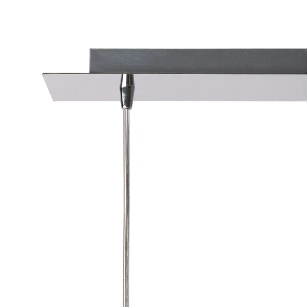 LAMPADA 4 LUCI VETRO CRISTALLO ESTERNO AMBRA INTERNO FUMÉ NOLINA