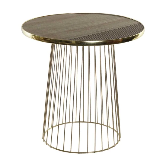 TAVOLINO FERRO DORATO IDALIS