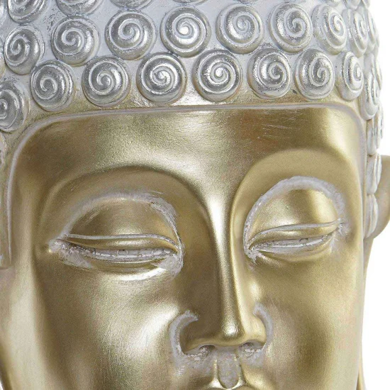 FIGURA IN RESINA TESTA DI BUDDHA 2