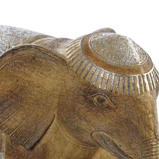 FIGURA RESINA ELEFANTE MARRON 2