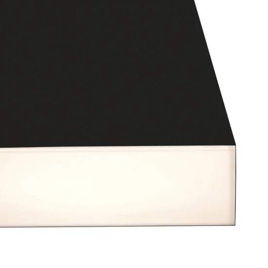SUPERFICIE QUADRATO FISSO LED 10W 4000K NERO 2