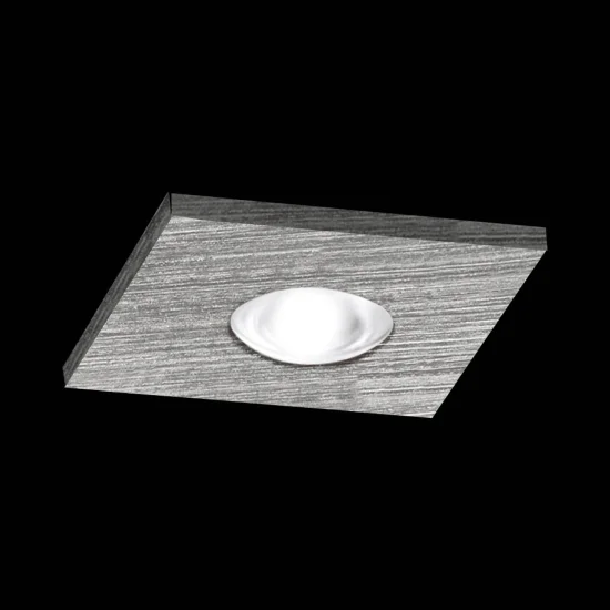 INCASSO LED QUADRATO ALLUMINIO 3W 3000K 2