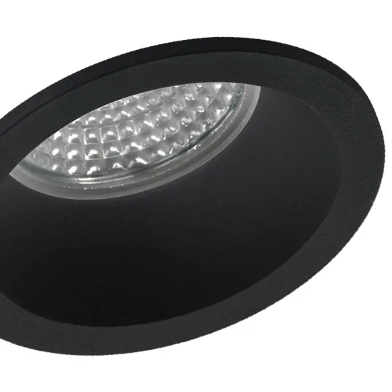 INCASSO CONICO ALLUMINIO GU10 NERO 2