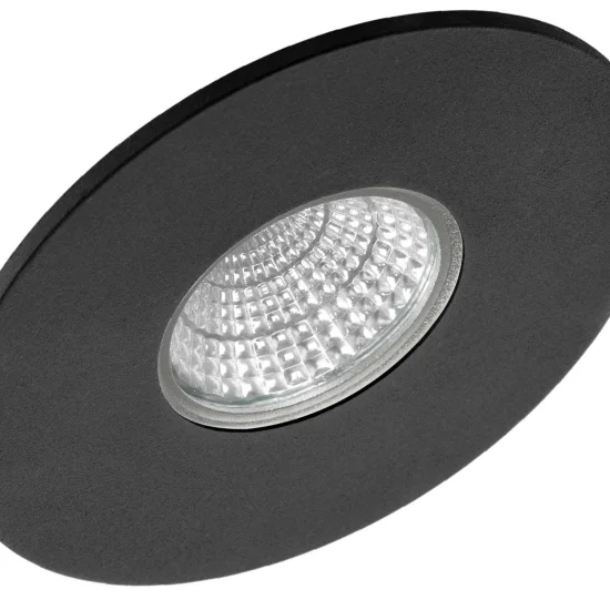 SPOT DA INCASSO Ø10,5 GU10 NERO IP20 2