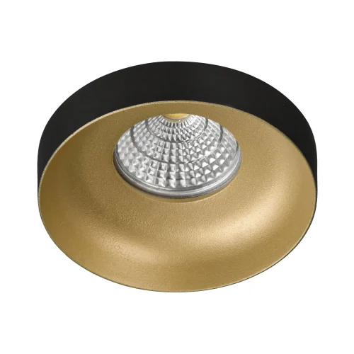 SPOT DA INCASSO Ø 9 CM GU10 NERO-ORO IP20